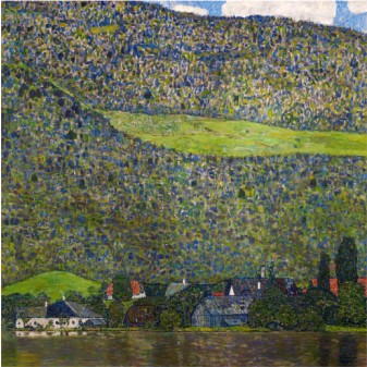 Unterach On Lake Attersee, Austria, 1915 - Gustav Klimt Painting
